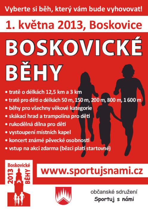 Boskovické běhy 2013 - 1. 5. 2013