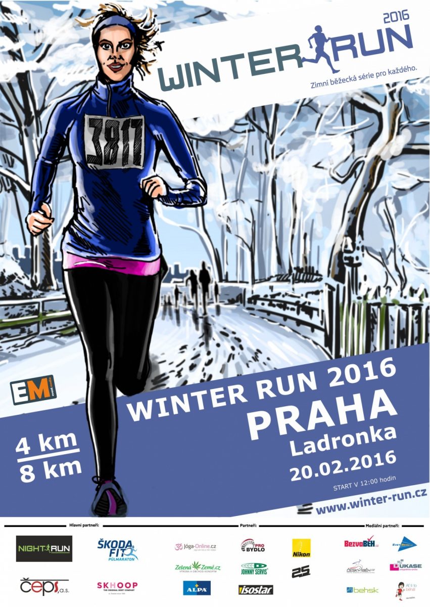 Winter Run 2016 opět po roce v Praze na Ladronce – 20. 2. 2016